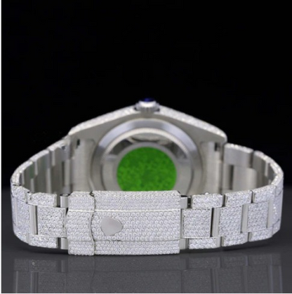 Classic Fully Iced Out Moissanite Watch Automatic For Men