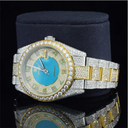 Pretty Iced Out Automatic Superior Moissanite Diamond Watch