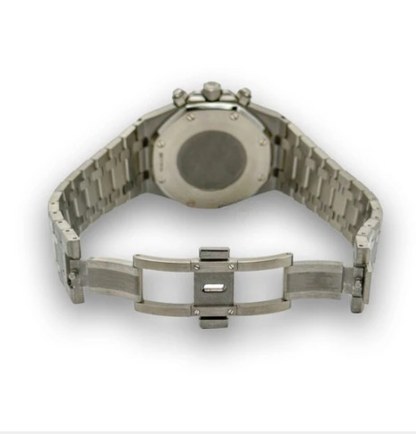 Classic Metalic Silver Color Metal Strap Automatic Watch For Men