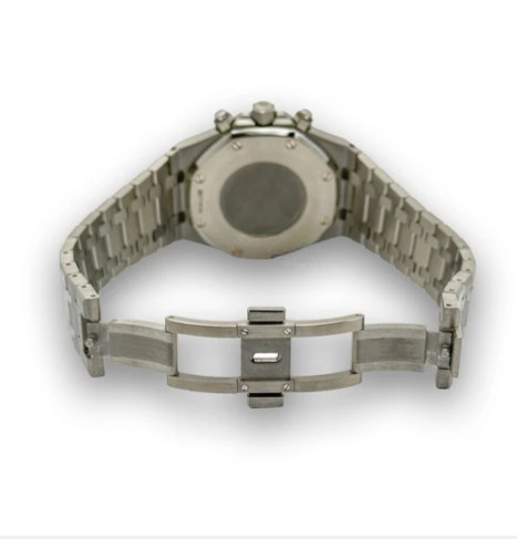 Classic Metalic Silver Color Metal Strap Automatic Watch For Men