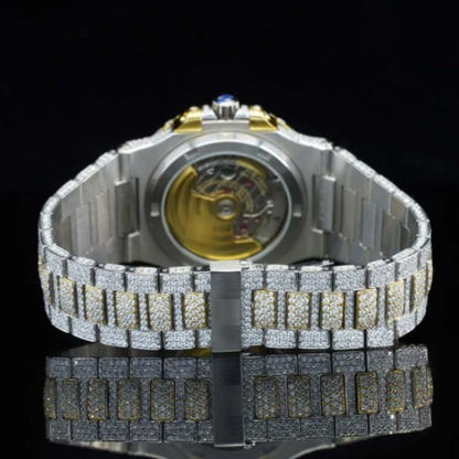 Elegant Moissanite Diamond Iced Out And Automatic Wrist Watch