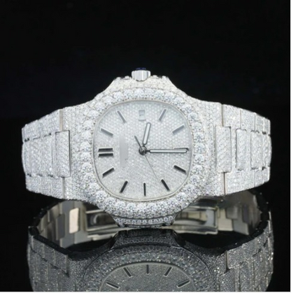 Stylish Full Body Moissanite Diamond Iced Out Automatic Watch