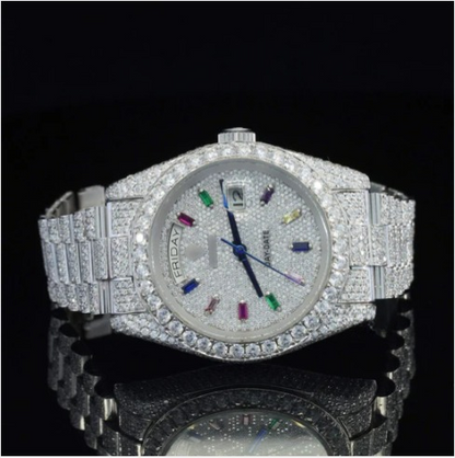 Superior Diamond Iced Out Moissanite Diamond Watch For Men