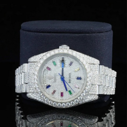 Superior Diamond Iced Out Moissanite Diamond Watch For Men