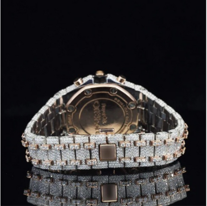 Fabulous Automatic Moissanite Diamond Iced Out Wrist Watch For Men