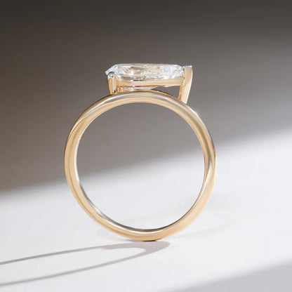 Classy Jewels Sirena 1.7 Ct Pear Solitaire Ring