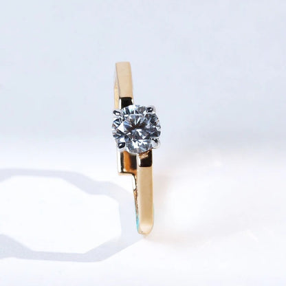 Classy Jewels Hexa 0.7 Ct Solitaire Ring