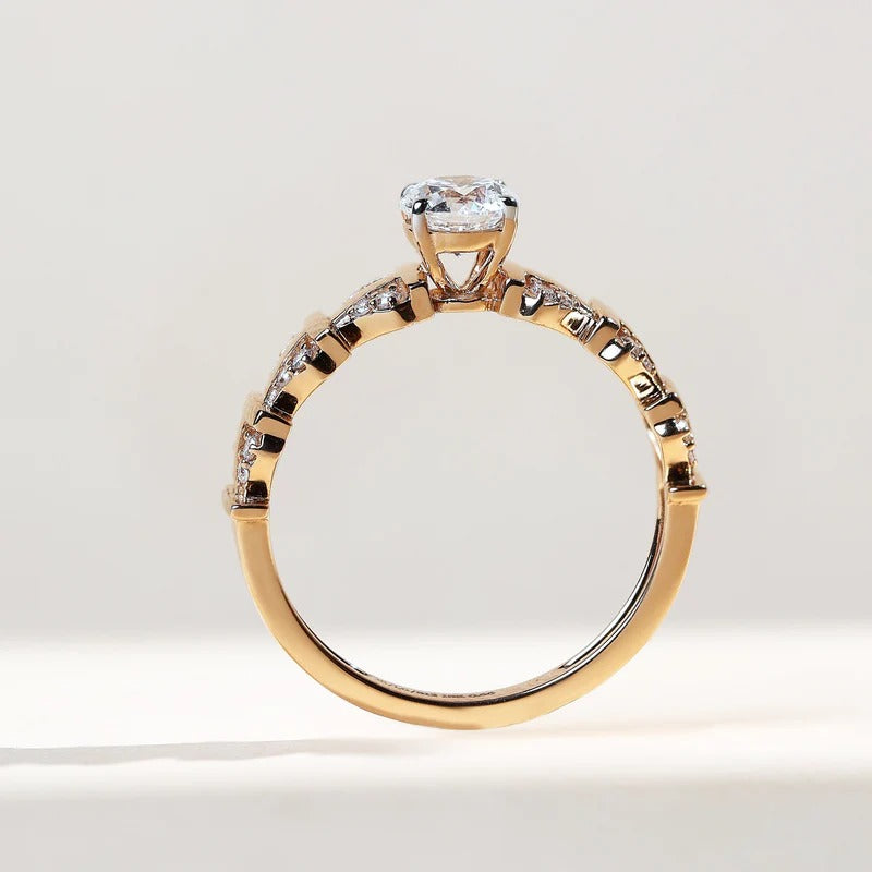 Classy Jewels TD Diamond 0.5 Ct Solitaire Ring