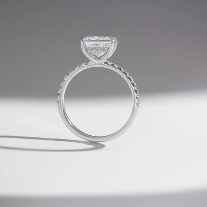 Classy Jewels Radiant Glory 2 Ct Princess Solitaire Ring