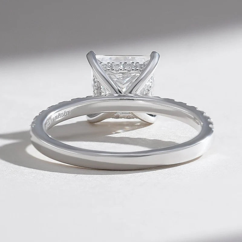 Classy Jewels Radiant Glory 2 Ct Princess Solitaire Ring