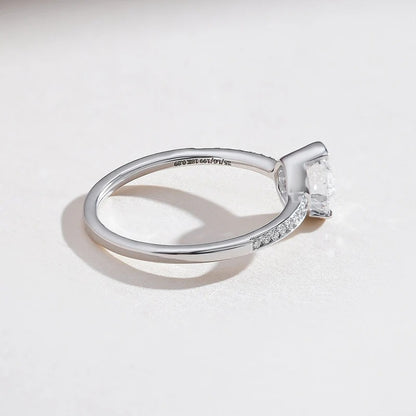 Classy Jewels 0.8 Ct Aria in Round Solitaire Ring