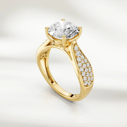 Classy Jewels Infinite Love 2 Ct Round Solitaire Ring