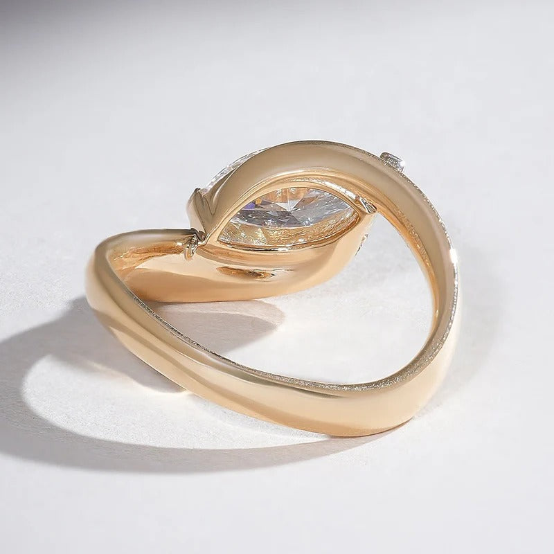 Classy Jewels Rising 1 Ct Marquise Solitaire Ring