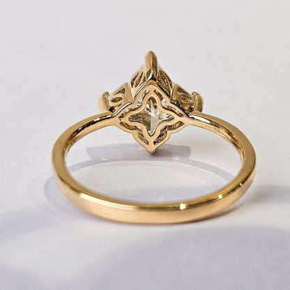 Classy Jewels 2 Ct Petals Lily Cut Solitaire Ring