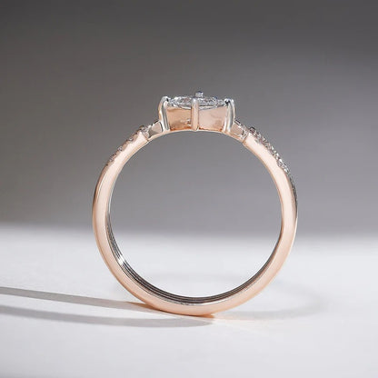 Classy Jewels 0.5 Ct Princess Triple Band Ring