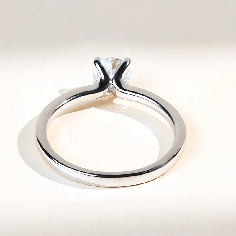 Classy Jewels Simply Diamond 0.5 Ct Solitaire Promise Ring