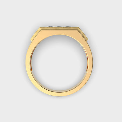 Classy Jewels Element Arc Diamond Ring For Men