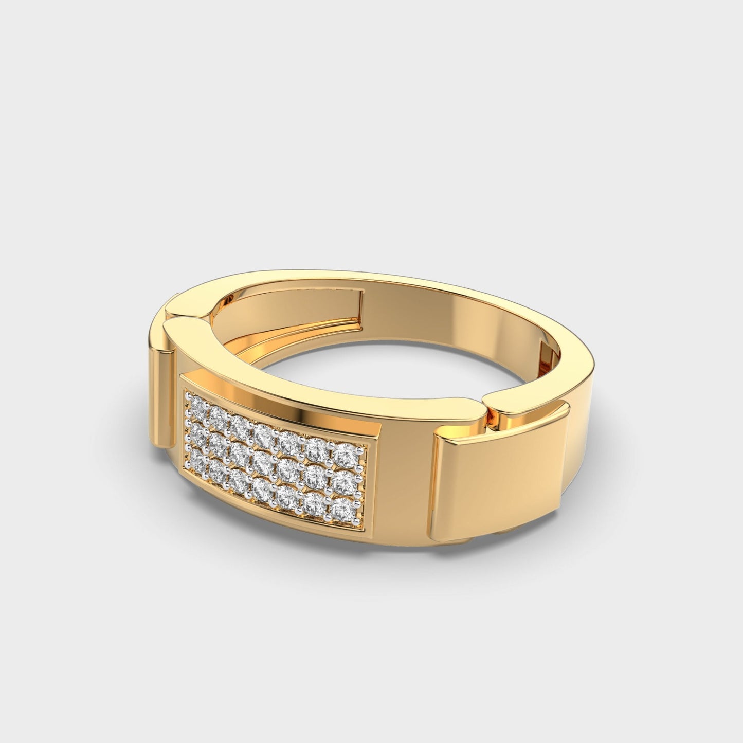 Classy Jewels Sovereign Star Diamond Ring For Men