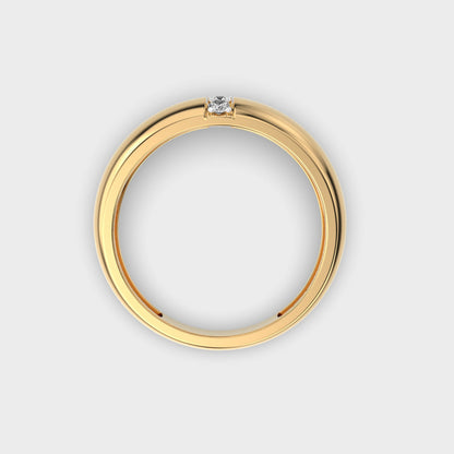 Classy Jewels Three Diamond Band Ring