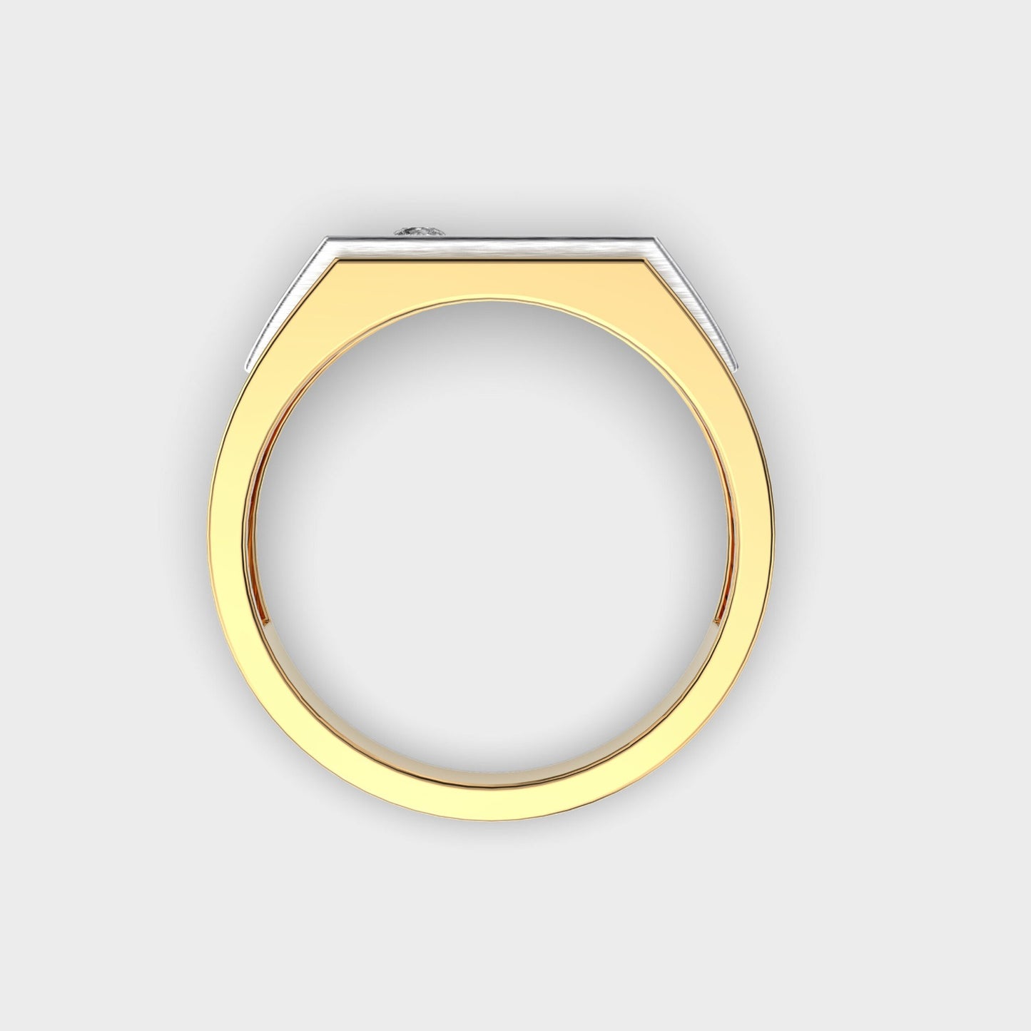 Classy Jewels Falcon Crest Men Round Diamond Ring