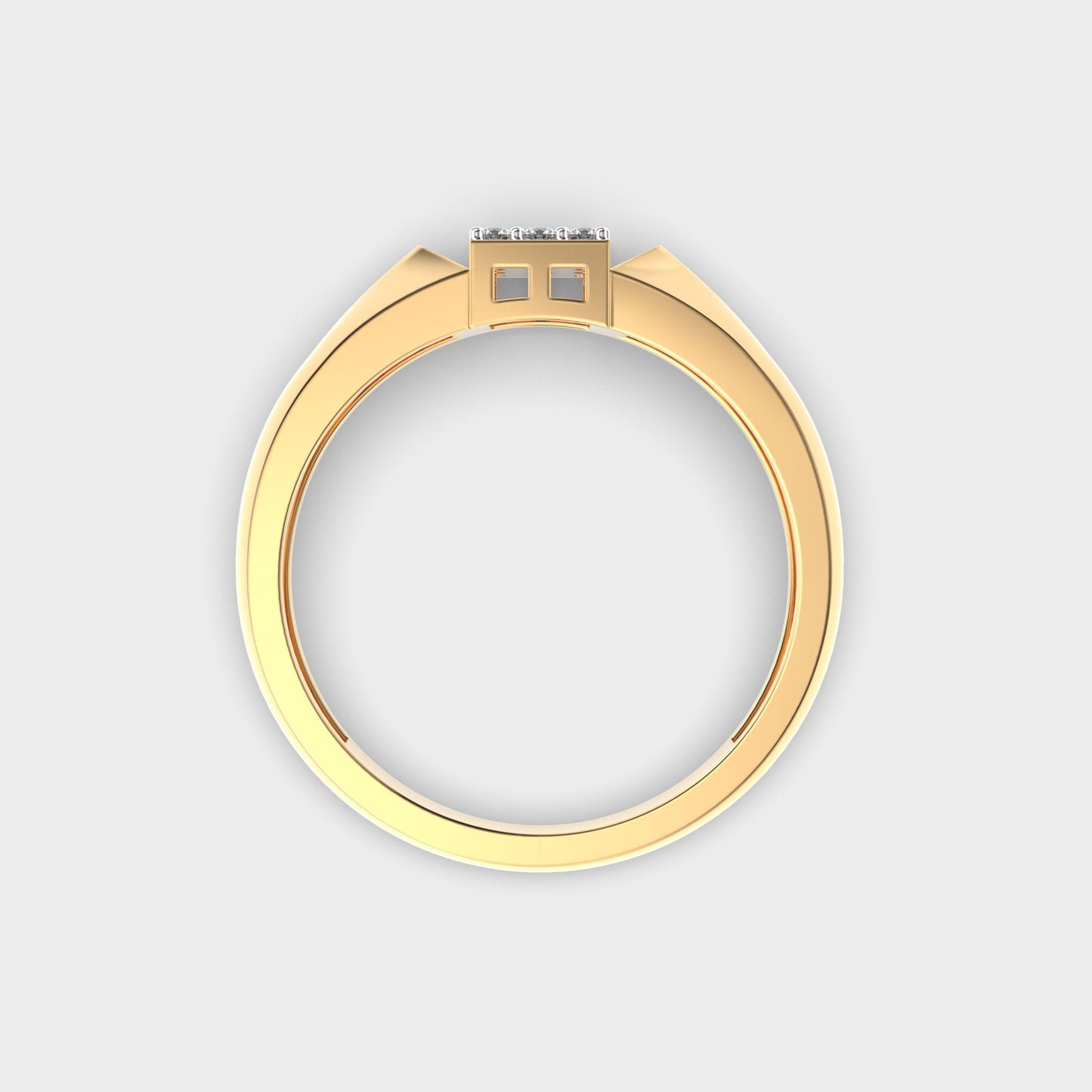 Classy Jewels Blaze Crest Diamond Ring For Men