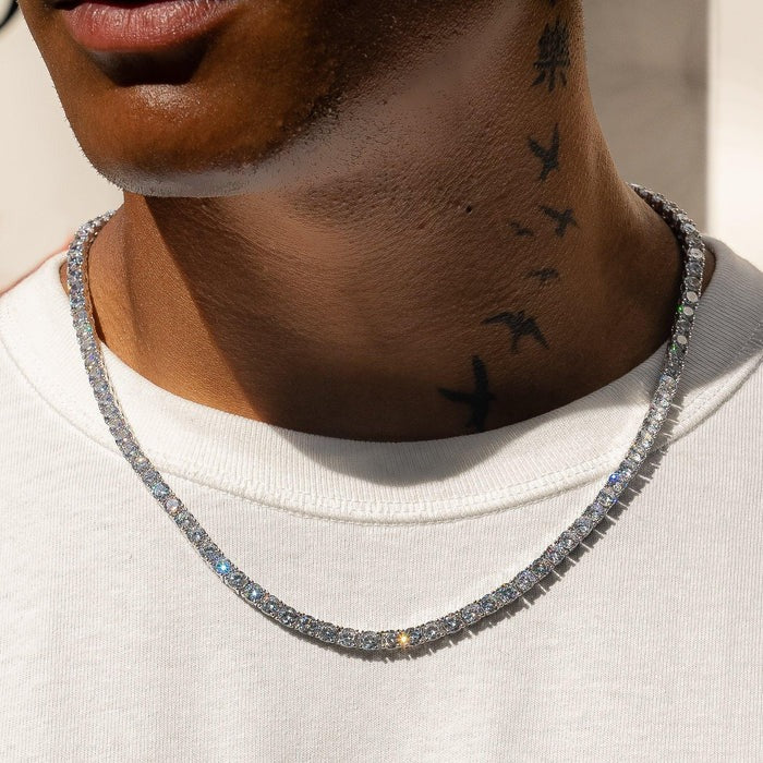 Classy jewels 5mm Tennis Chain - White Gold